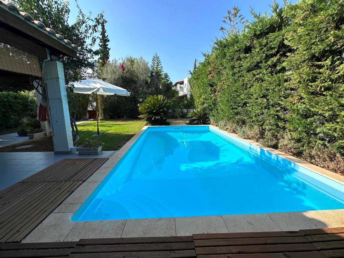 Villa Amy With A Pool In Porto Hydra By Goutos Properties Thermisía Exterior foto