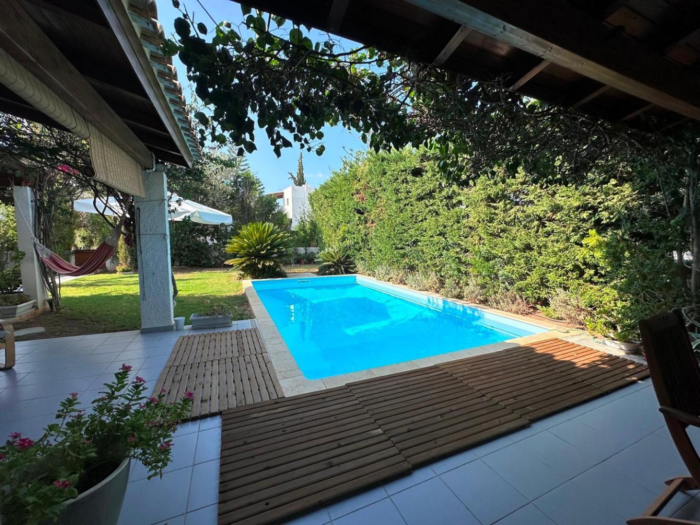 Villa Amy With A Pool In Porto Hydra By Goutos Properties Thermisía Exterior foto